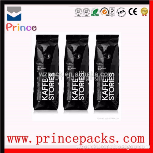 custom foil coffee packing bags vacuum food bag